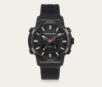 Herren Ferragamo Sport Anadigit Uhr Schwarz