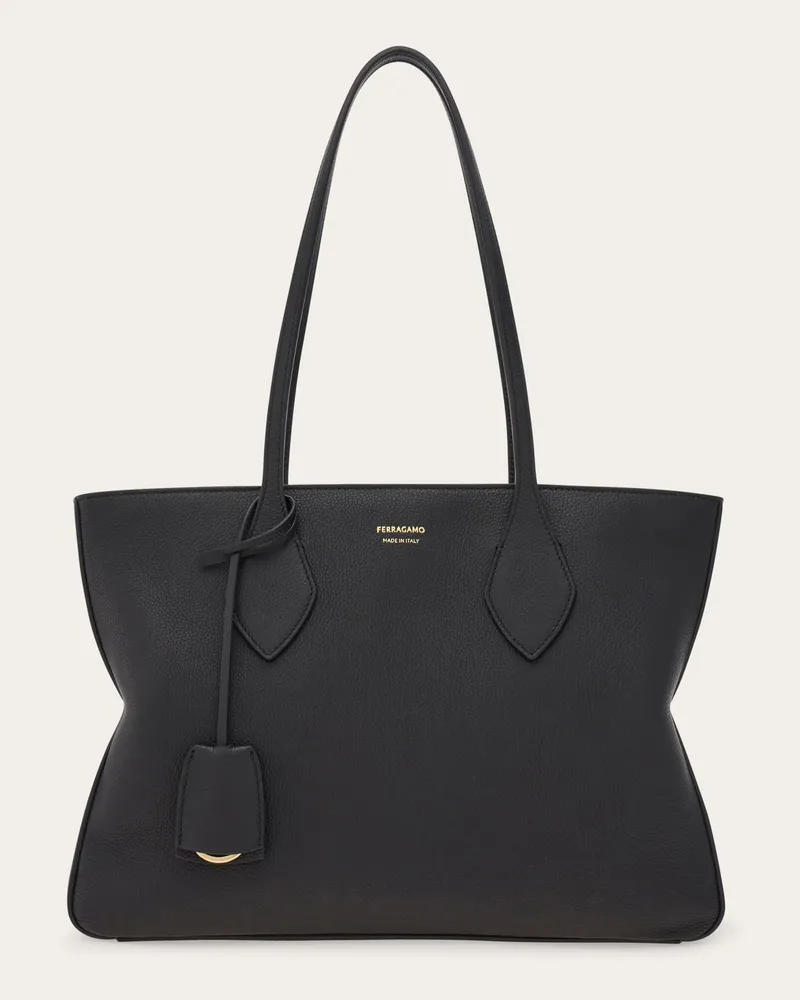 Ferragamo Damen Cabas star-shaped (M) Schwarz Schwarz