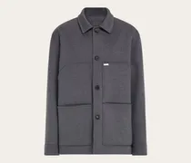 Herren Hemdjacke Grau