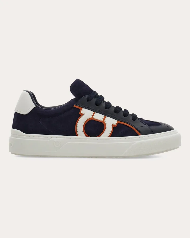 Ferragamo Herren Gancini Sneaker Blau Größe Blau