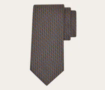 Herren Jacquard-Krawatte mit Gancini Gold