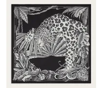 Halstuch aus reiner Seide Dschungel Print