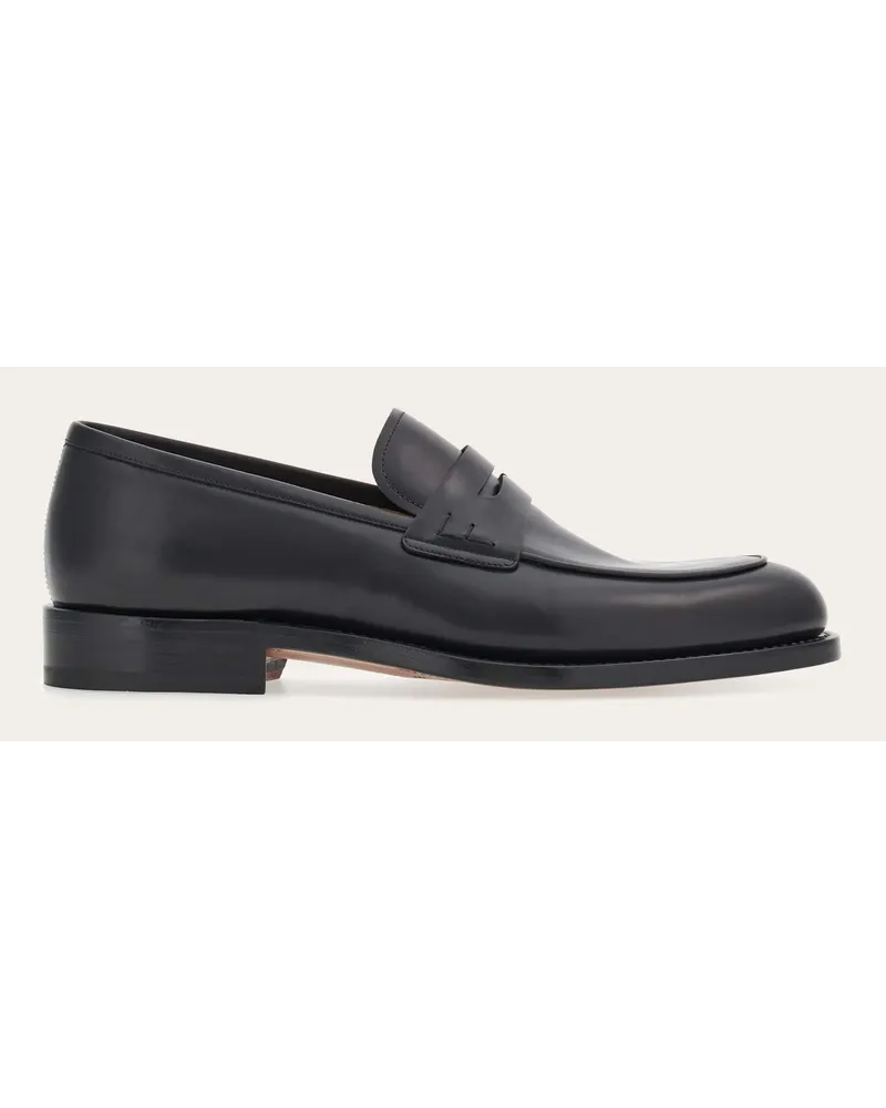 Ferragamo Herren Tramezza Penny-Loafer Schwarz Größe Schwarz
