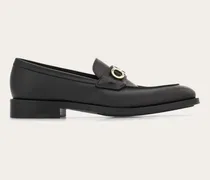 Herren Loafer in Mokassin-Machart mit Gancini-Ornament Schwarz Größe