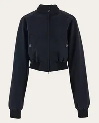 Ferragamo Kurze Bomberjacke Schwarz