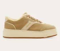 Damen Ferragamo Sneaker Braun Größe 5