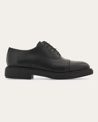 Ferragamo Captoe Oxford Schuh Schwarz