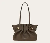 Damen Ferragamo Soft-bag (S) Grau