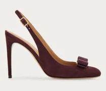 Damen Slingback mit Vara-Schleife Violett Größe 5