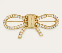 Damen Schmucknadel mit Vara-Schleife Gold
