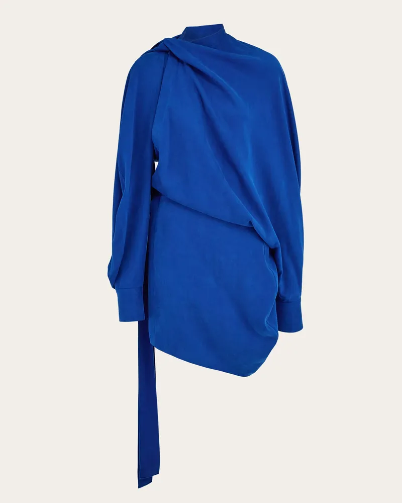 Ferragamo Damen Minikleid Blau Blau