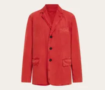 Herren Einreihiges Sakko Rot