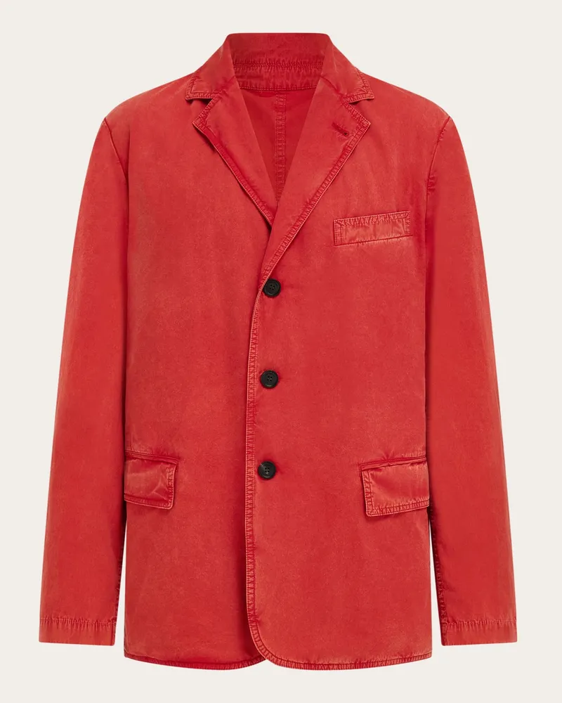 Ferragamo Herren Einreihiges Sakko Rot Rot