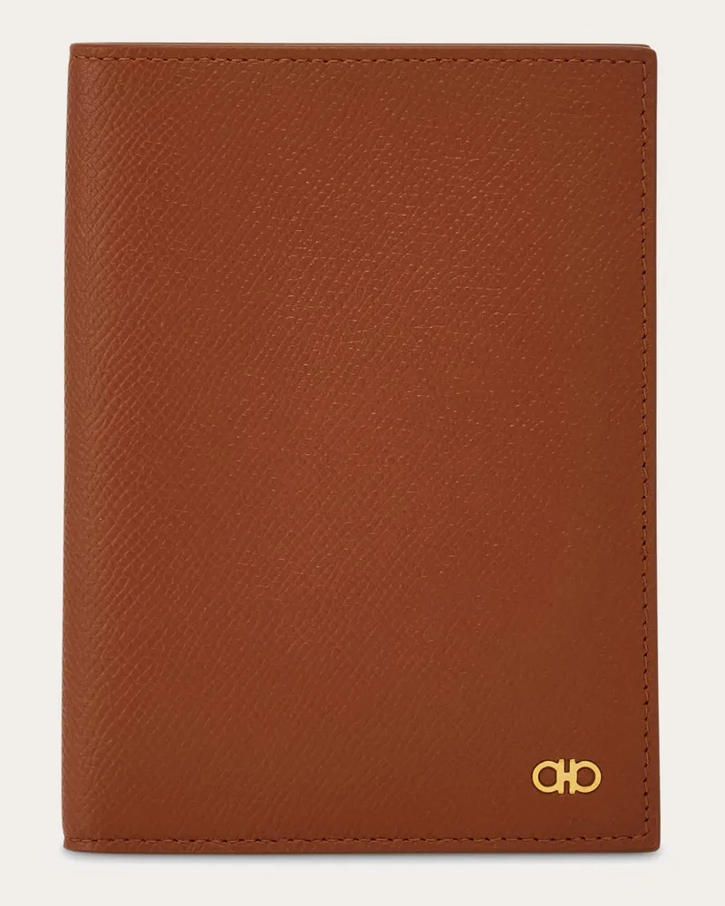 Ferragamo Herren Gancini-Dokumententasche Braun Braun