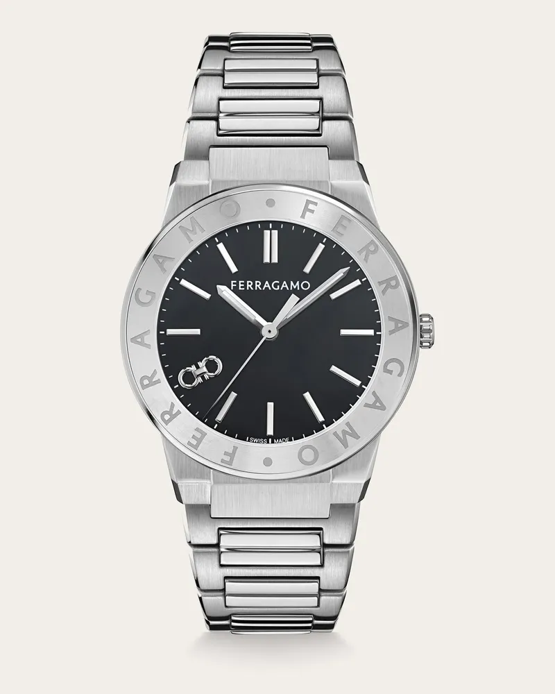 Ferragamo Herren Ferragamo Sapphire Uhr Silber Silber