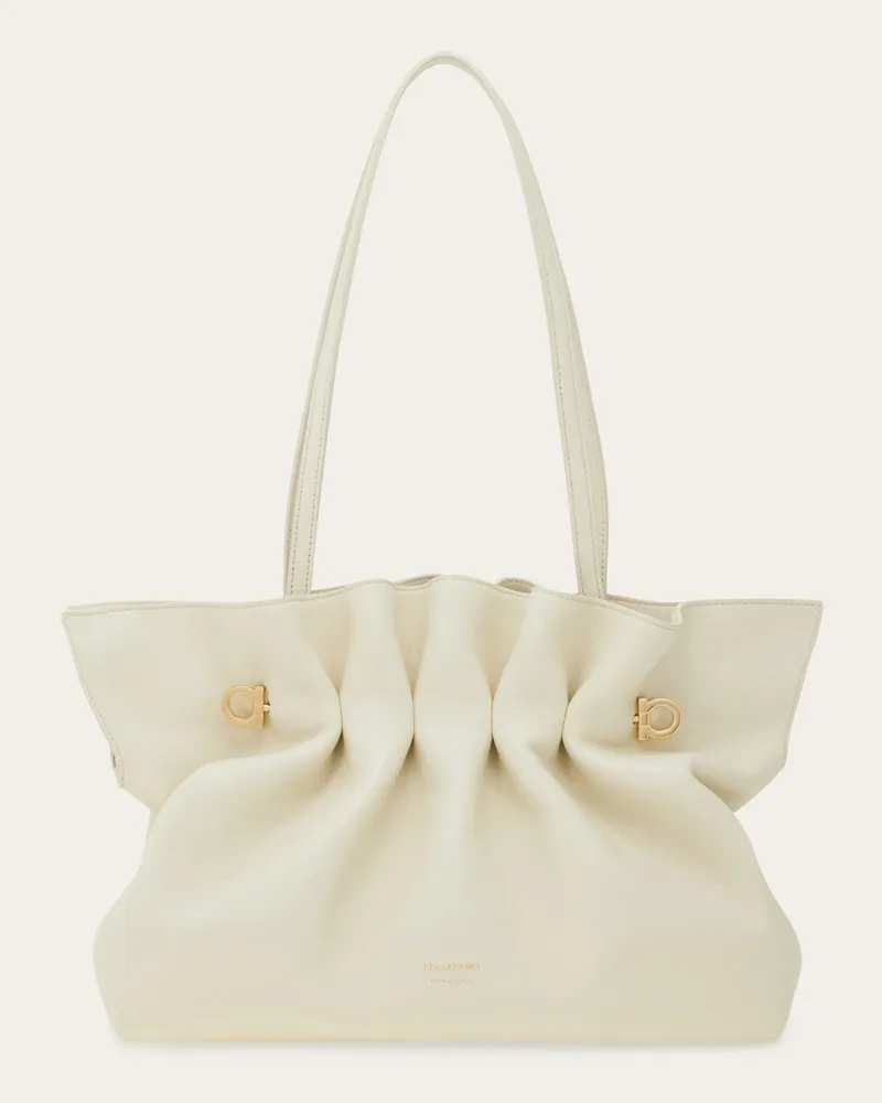 Ferragamo Damen Ferragamo Soft-bag (M) Weiß Weiß