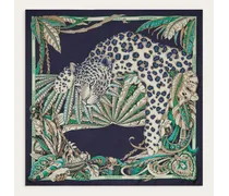 Halstuch aus reiner Seide Dschungel Print