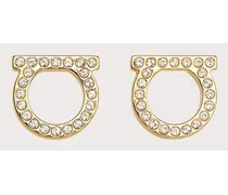 Damen Gancini-Ohrringe Crystals (L) Gold