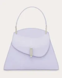 Ferragamo Geometrische Henkeltasche (S Violett