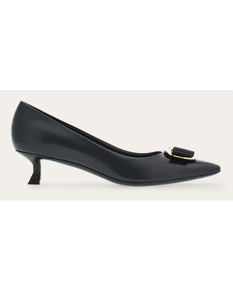Ferragamo Damen New Vara Plate Pumps Schwarz Größe Schwarz