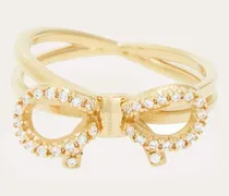 Damen Ring mit Vara-Schleife (52 mm) Gold