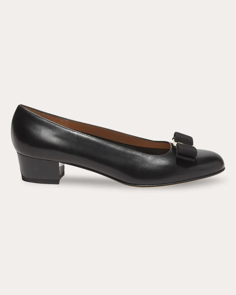 Ferragamo Damen Vara Pumps Schwarz Größe 5 Schwarz