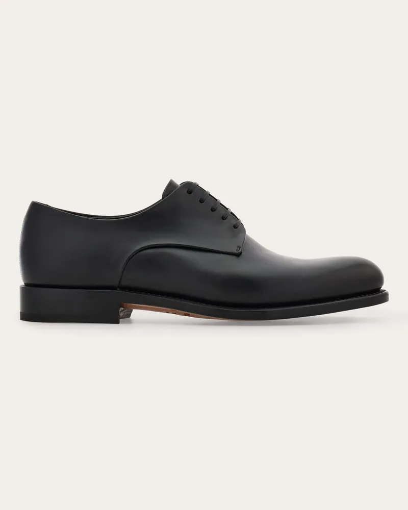 Ferragamo Herren Tramezza Derby-Schuh Schwarz Größe Schwarz