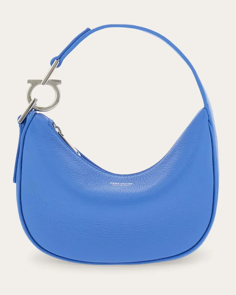 Ferragamo Damen Hobo-Tasche (XS) Blau Blau