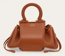 Damen Gancini Beuteltasche Braun