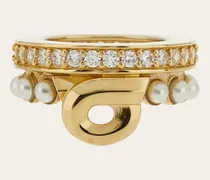 Damen Gancini Halstuchring Gold