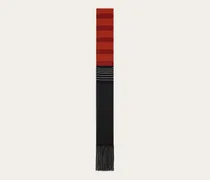 Damen Langer Schal mit Fransen Orange