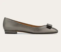 Damen Ballerina mit Vara-Schleife Grau Größe