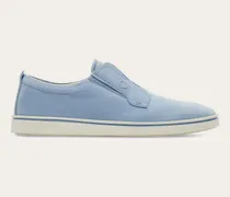 Herren Derby-Slipper Blau Größe