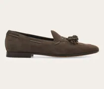 Herren Tassel-Loafer Grau Größe