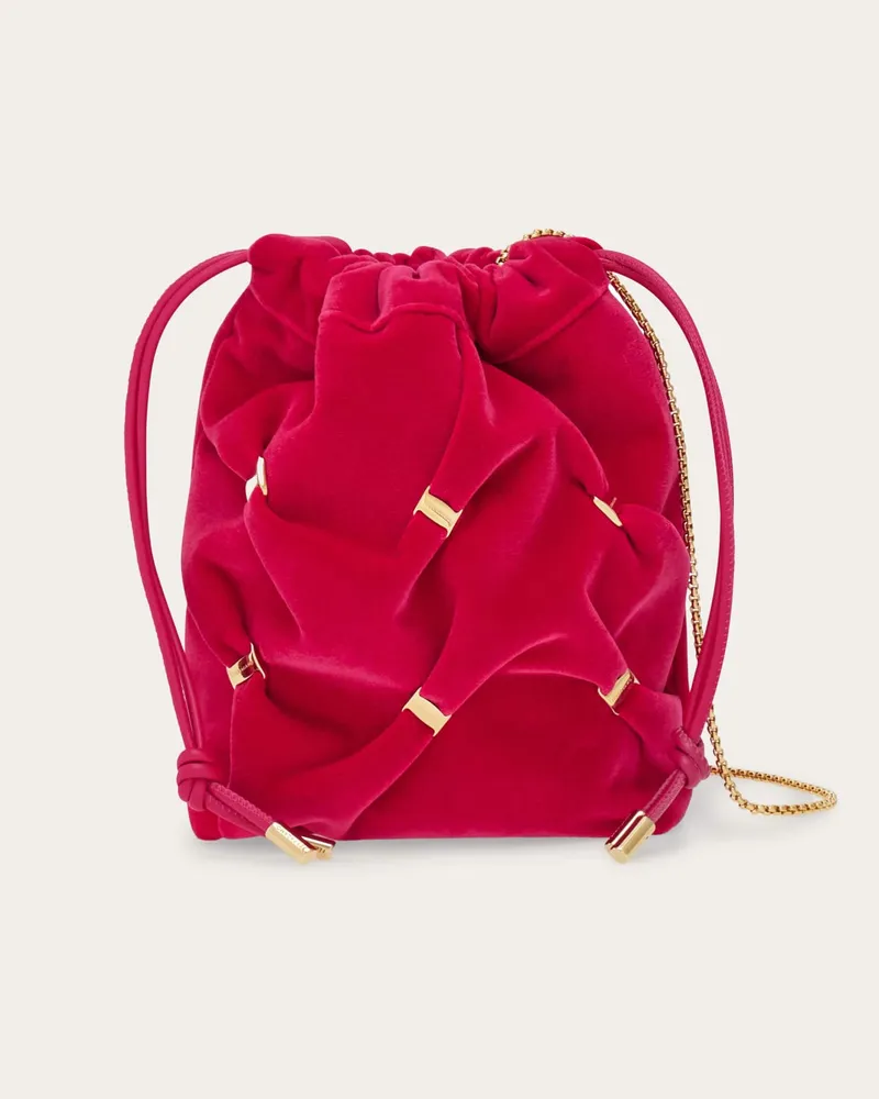 Ferragamo Damen Mini Beuteltasche mit Vara-Schleife Rosa Rosa