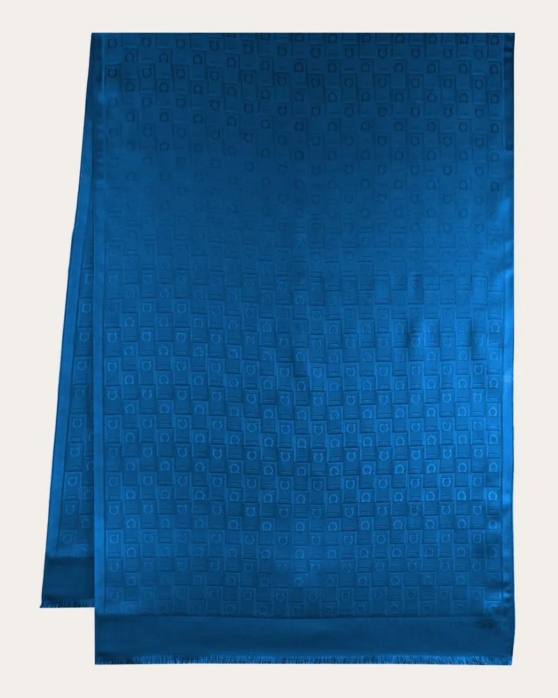 Ferragamo Damen Stola Ferragamo-Monogram Blau Blau