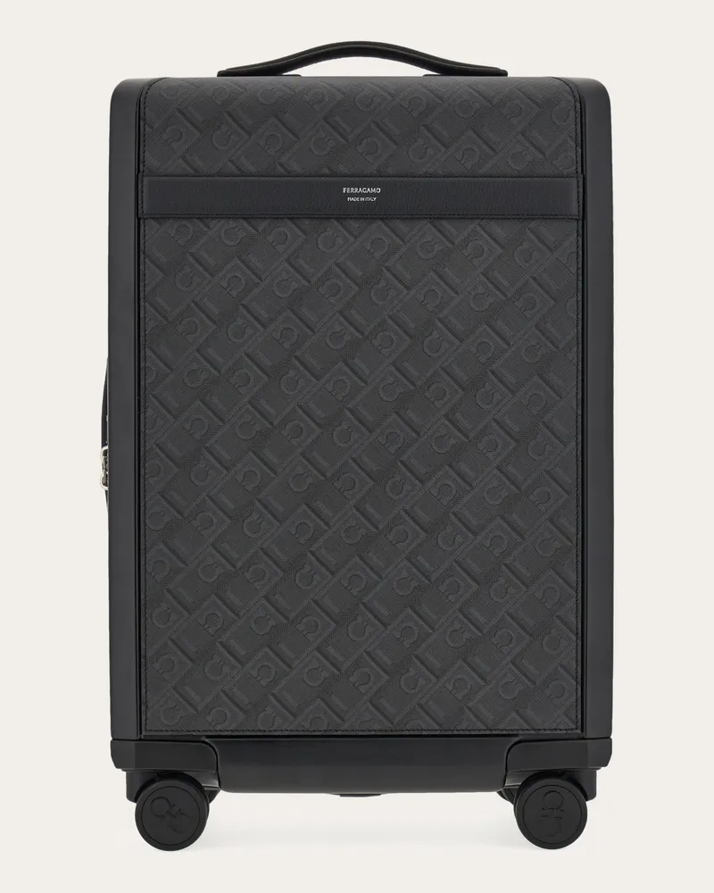 Ferragamo Herren Trolley Ferragamo-Monogram Schwarz Schwarz