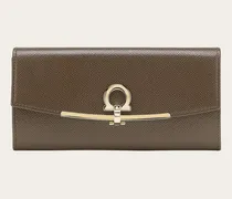 Damen Gancini-Brieftasche Continental Beige