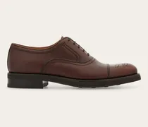 Herren Oxford-Schuh mit-Broguing Braun Größe