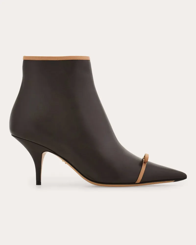 Ferragamo Damen Stiefelette mit Mini Bow Braun Größe Braun