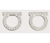 Damen Gancini- Ohrstecker mit Kristallen (L) Silber