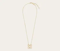 Damen Kette mit Four Gancini Anhänger Gold
