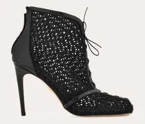 Damen Stiefelette Schwarz Größe