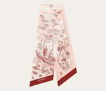 Damen Bandeau-Tuch Voyage-Print Rosa