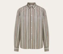Herren Button-down-Hemd Beige