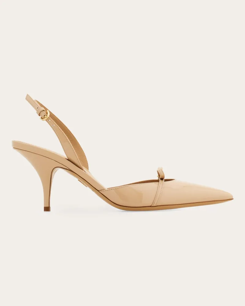 Ferragamo Damen Slingback mit Minischleife Rosa Größe Rosa