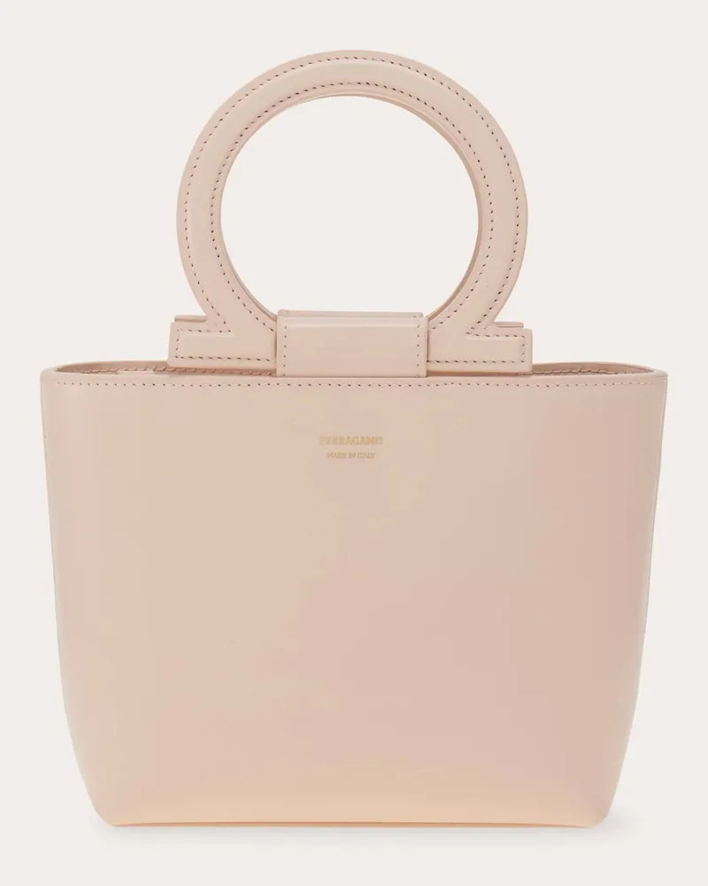 Ferragamo Damen Gancini Mini-Handtasche Rosa Rosa