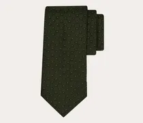 Herren Jacquard-Seidenkrawatte mit Gancini Grün