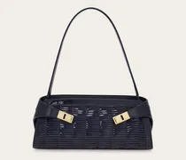 Damen Schultertasche Hug East-West (S) Blau