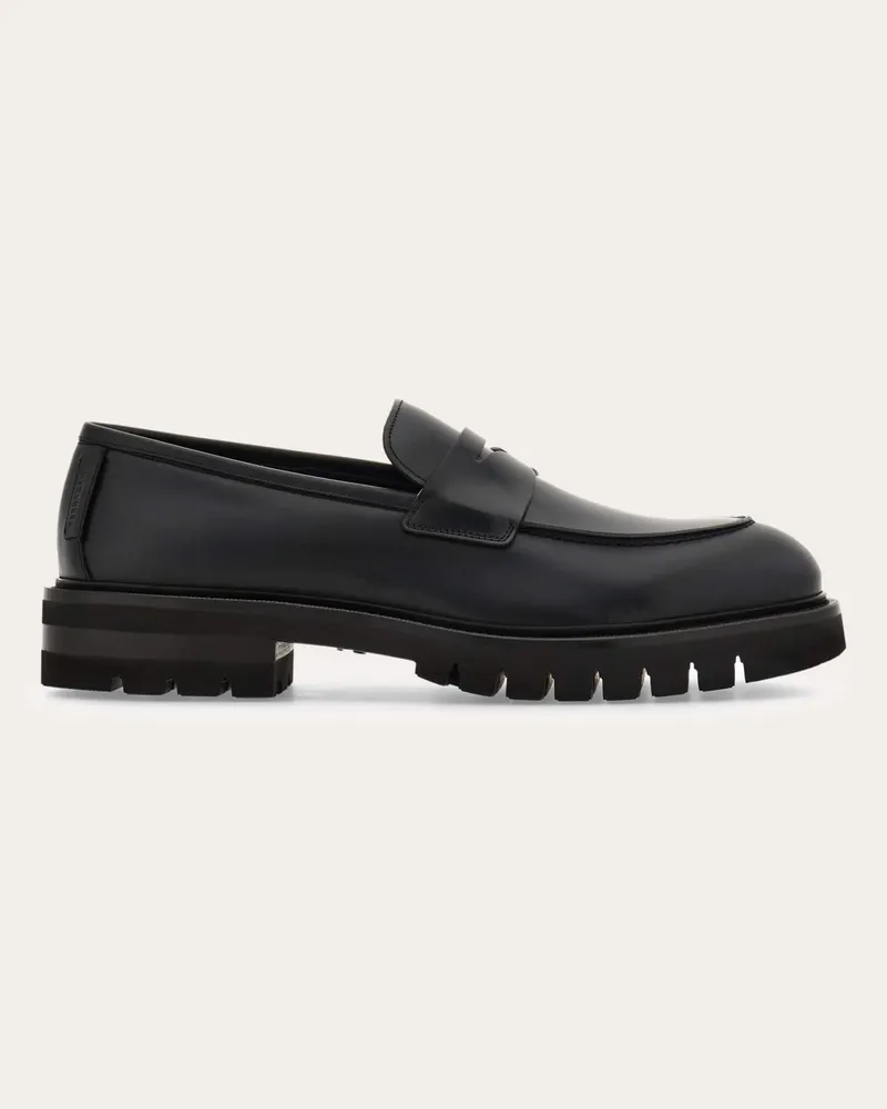 Ferragamo Herren Penny-Loafer Schwarz Größe Schwarz